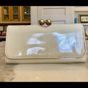White Leather Ted Baker Wallet